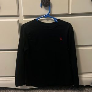 Little boys black long sleeved T-shirt